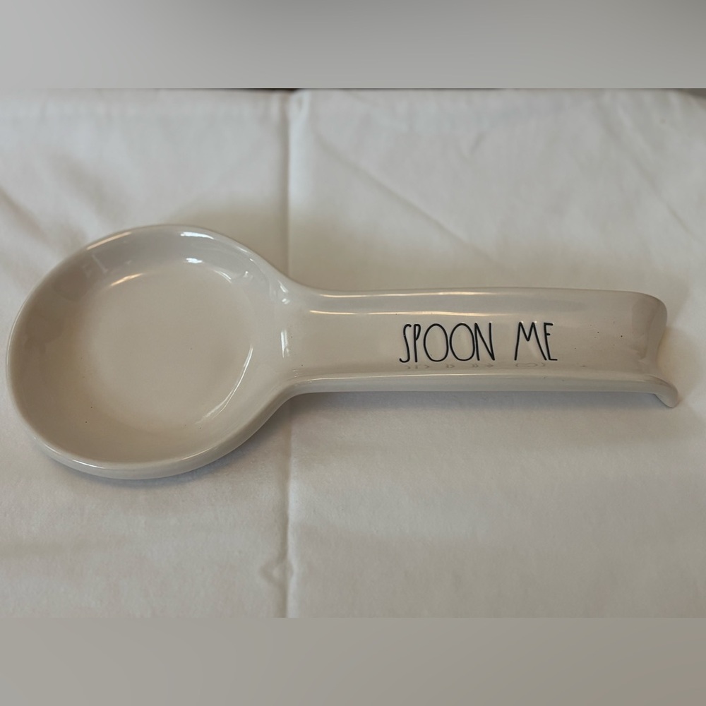Rae Dunn White Spoon Rest